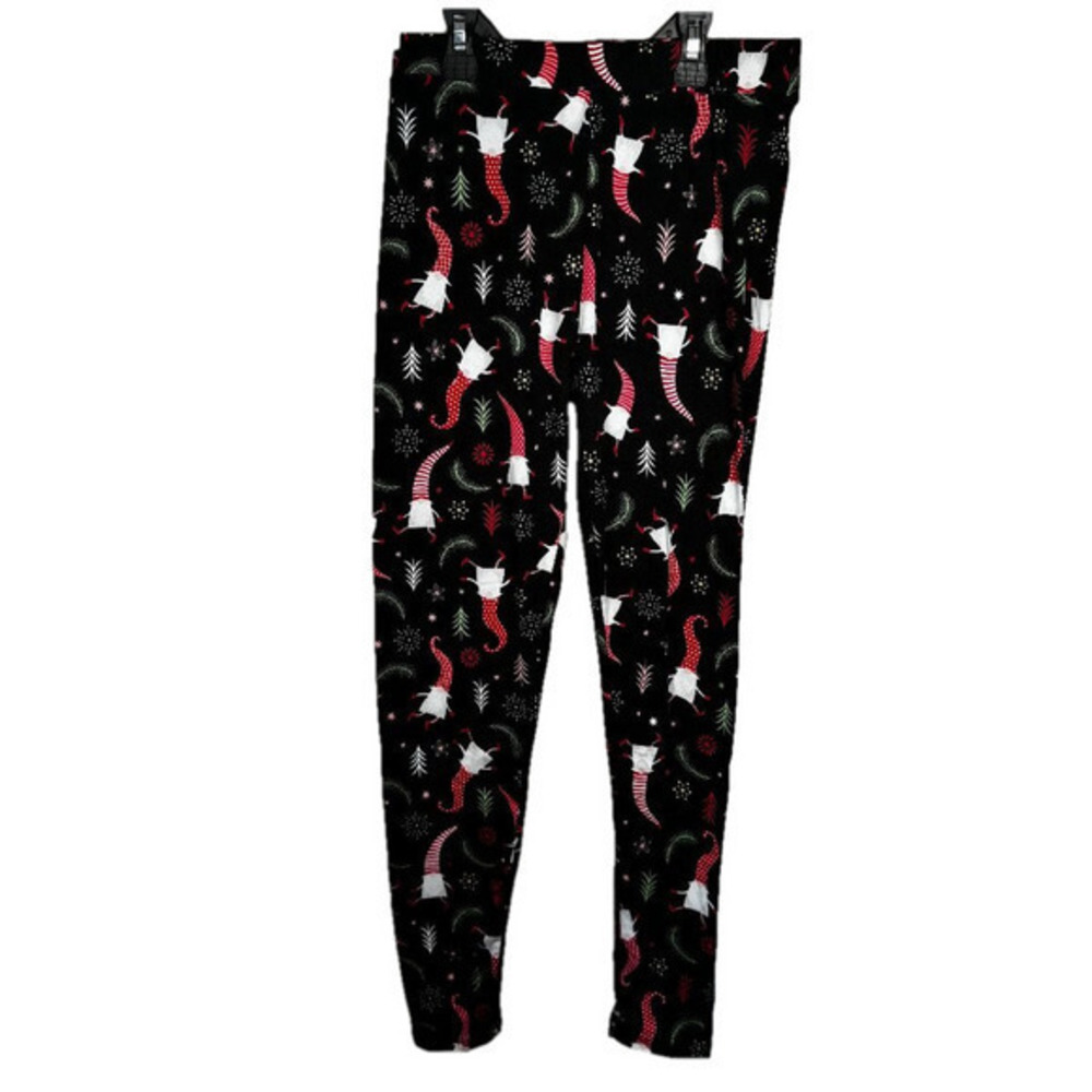 🔥 Shosho Holiday Gnome Fleece Leggings
